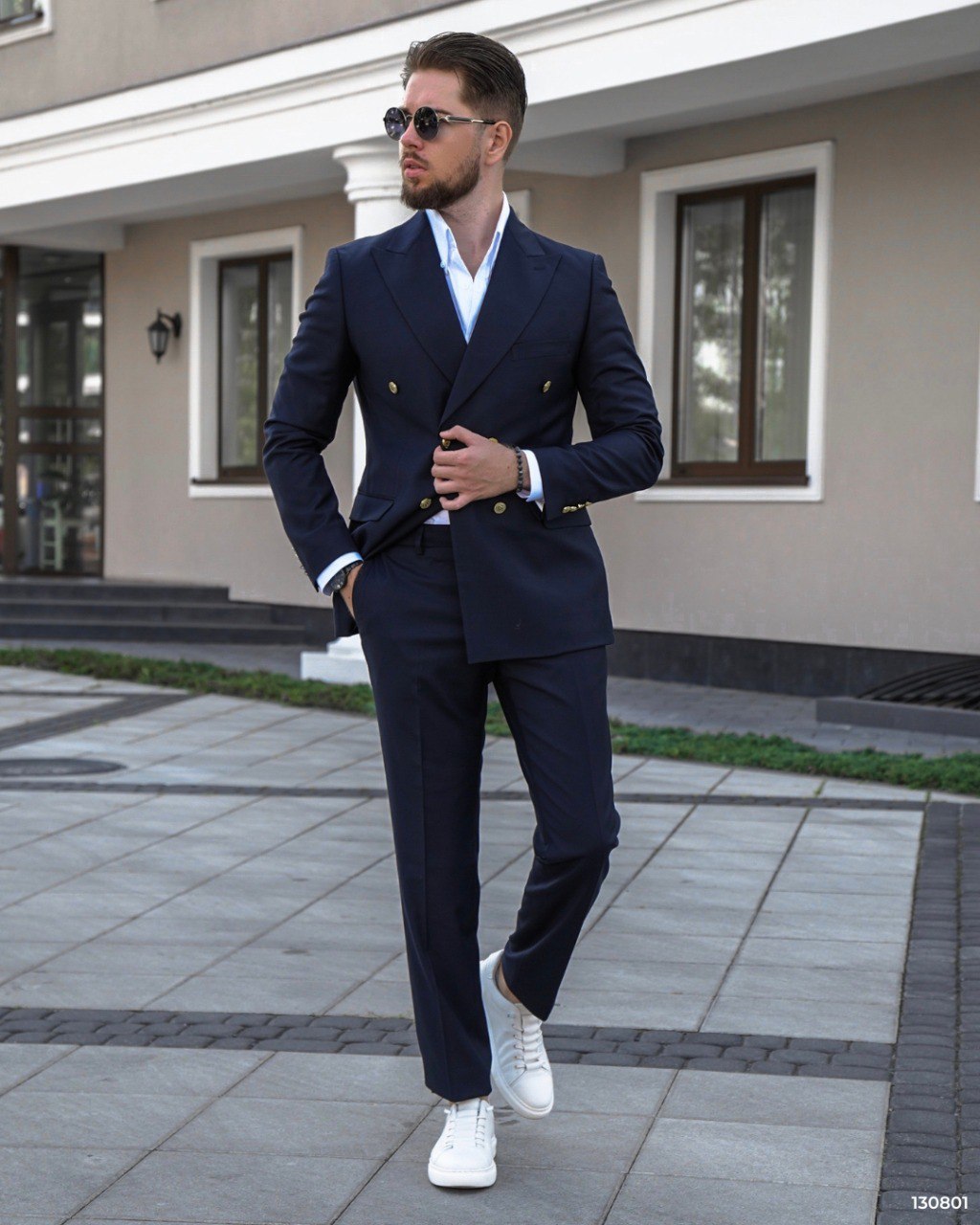 ⚜️ Самый праздничный костюм классический двубортный с золотыми пуговицами ⚜️